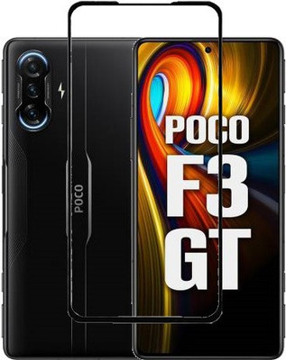 MaxR Edge To Edge Tempered Glass for POCO F3 GT POCO F3 GT 5G(Pack of 1)
