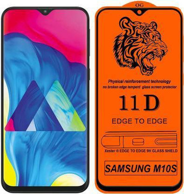 kentop Edge To Edge Tempered Glass for SAMSUNG GALAXY M10s(Pack of 1)