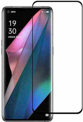 Gadget Five Edge To Edge Tempered Glass for Oppo Find X3 PRO(Pack of 1)