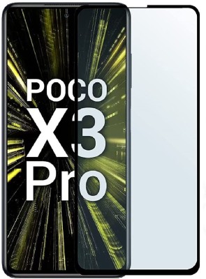 Metrocom Edge To Edge Tempered Glass for POCO X3 Pro(Pack of 1)