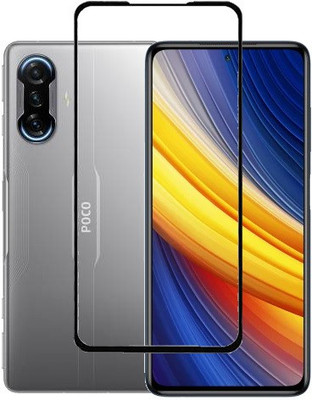HOBBYTRONICS Edge To Edge Tempered Glass for Poco F3 GT(Pack of 1)