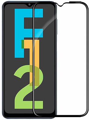SMM Edge To Edge Tempered Glass for Samsung Galaxy F12(Pack of 1)