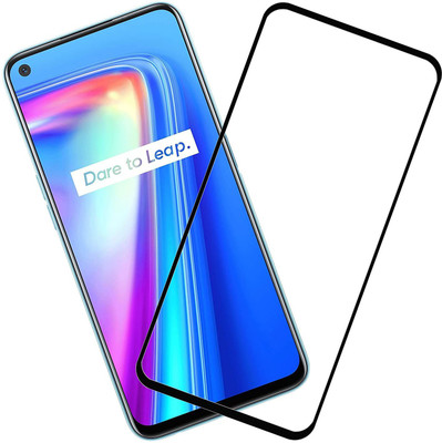 AKSHUD Edge To Edge Tempered Glass for Realme 8s 5G, realme 8s GG(Pack of 1)