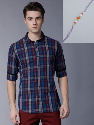 HIGHLANDER Men Checkered Casual Multicolor Shirt