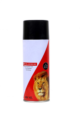 JAI BRUSH INDUSTRIES Black Spray Paint 400 ml(Pack of 1)