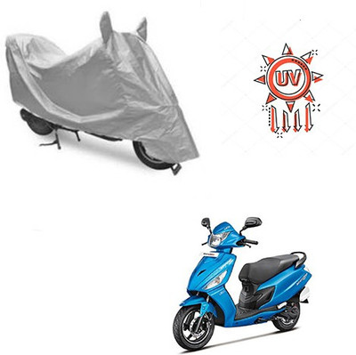 HYBRIDS COLLECTION Waterproof Two Wheeler Cover for Hero(Maestro Edge, Silver)