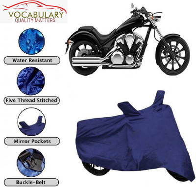 Astips Waterproof Two Wheeler Cover for Honda(VT 1300CX, Blue)