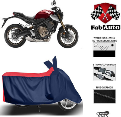 FabAuto Waterproof Two Wheeler Cover for Honda(CB, Blue)