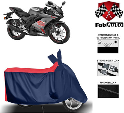 FabAuto Waterproof Two Wheeler Cover for Yamaha(R15, Blue)