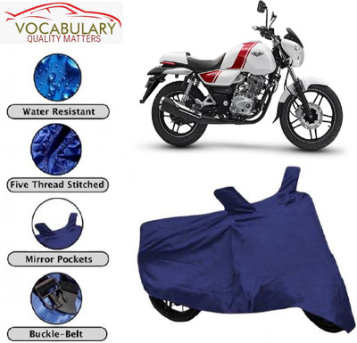 MEGA MARTZZ Waterproof Two Wheeler Cover for Bajaj(V 150, Blue)
