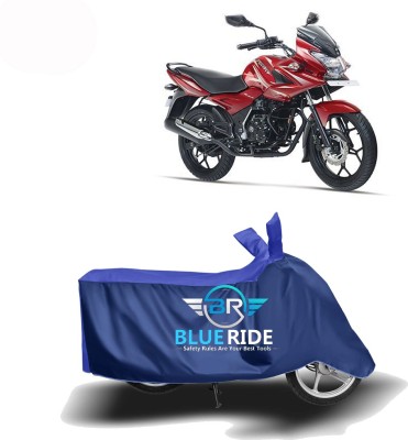 BLUERIDE Two Wheeler Cover for Bajaj(Discover 150 s, Blue)