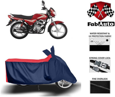 FabAuto Waterproof Two Wheeler Cover for Bajaj(CT100, Black)