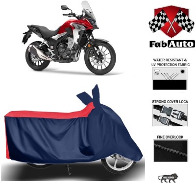 FabAuto Waterproof Two Wheeler Cover for Honda(CB, Blue)