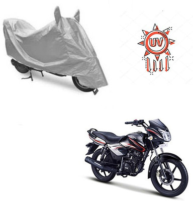 HYBRIDS COLLECTION Waterproof Two Wheeler Cover for TVS(Phoenix 125, Silver)