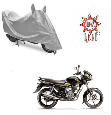HYBRIDS COLLECTION Waterproof Two Wheeler Cover for Bajaj(Discover 100 DTS-i, Silver)