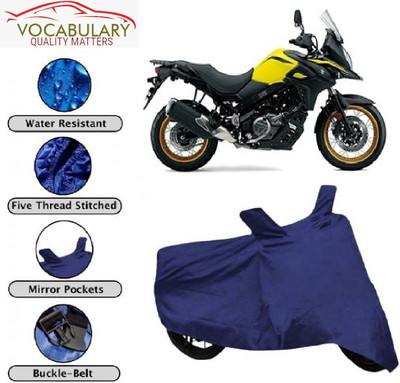 Astips Waterproof Two Wheeler Cover for Suzuki(V-Strom 650 XT, Blue)