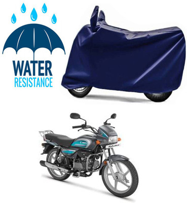 Mdstar Waterproof Two Wheeler Cover for Hero(MotoCorp Splendor Plus, Blue)
