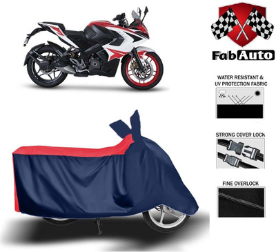 THE REAL ARV Waterproof Two Wheeler Cover for Bajaj(Pulsar RS 200, Black)