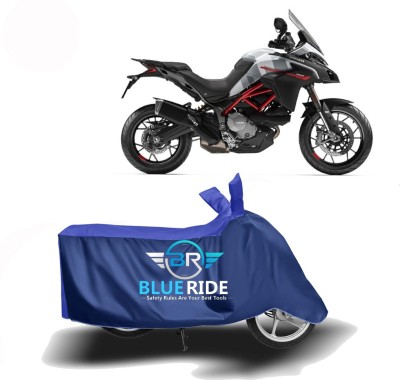 BLUERIDE Two Wheeler Cover for Ducati(Multistrada, Blue)