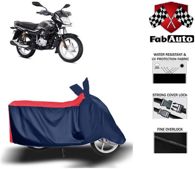 THE REAL ARV Waterproof Two Wheeler Cover for Bajaj(Platina 110 H-Gear, Black)