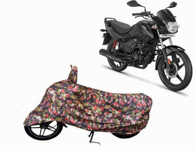 geetaecom Two Wheeler Cover for Hero(Passion Pro i3S, Multicolor)