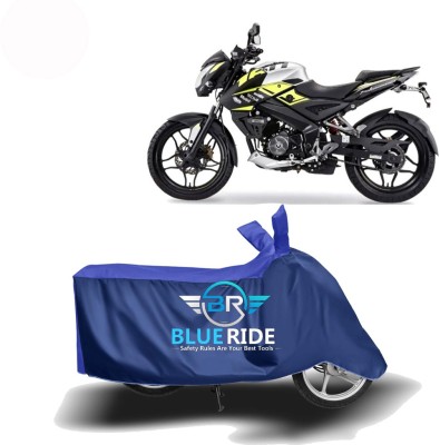 BLUERIDE Two Wheeler Cover for Bajaj(Pulsar 160 NS DTS-i, Blue)