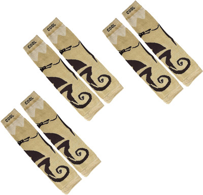 UPAREL Cotton Arm Sleeve For Boys & Girls(Free, Beige)