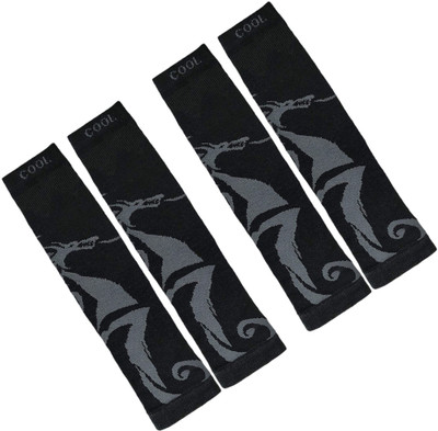 UPAREL Cotton Arm Sleeve For Boys & Girls(Free, Black)