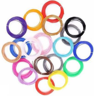 FATFISH 10 Colours x 5 Meter 3D Pen Filament Refills 1.75mm PLA PAck. 3D Printer Pen