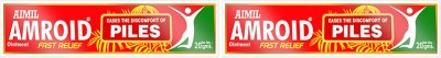 AIMIL Amroid Ayurvedic Ointment Poly Herbal Treatment Cream For Piles Cream (Pack of 2) Cream(2 x 20 g)