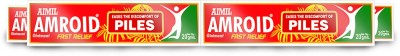 AIMIL Amroid Ayurvedic Ointment Poly Herbal Treatment Cream For Piles Gel (Pack of 4) Gel(4 x 20 g)