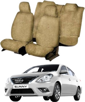 Chiefride Cotton Car Seat Cover For Nissan Sunny(All Detachable Headrest, 5 Seater, 2 Back Seat Head Rests)