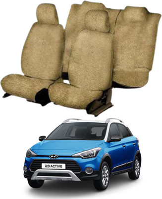 Chiefride Cotton Car Seat Cover For Hyundai i20 Active(5 Seater, 2 Back Seat Head Rests)