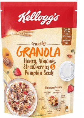 Kellogg's Crunchy Granola Honey,almonds,Pumpkin 450 gm Pouch(450 g)