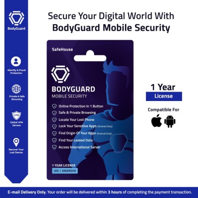 BodyGuard 1 Device PC 1 Year Mobile Security (Email Delivery - No CD)(Standard Edition)