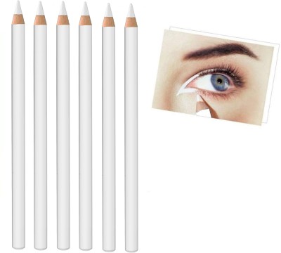 Latixmat High Quality Long Lasting Pigment Natural Smooth Waterproof White Pencil Kajal(WHITE, 12 ml)