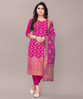 Brocade discount churidar material