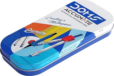 DOMS Accumate Mathematical Drawing Instrument Box Pack of 1 Geometry Box(Multicolor)