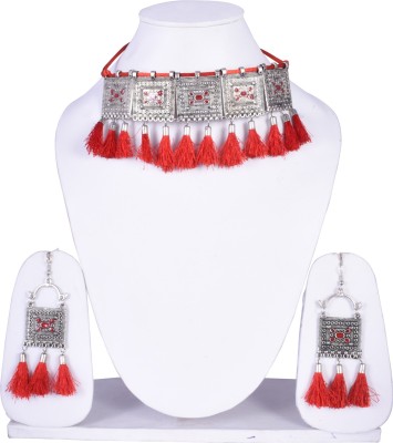 JaiShree Jewels Alloy Silver Jewellery Set(Pack of 1)