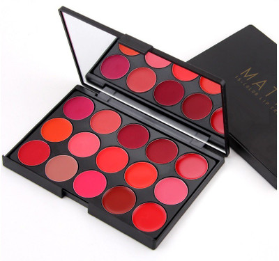 THTC PRO Multi Color Ultra Pigmented Infinity Matte Lip Color Palette(MULTI COLOR, 15 ml)