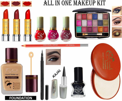 CLUB 16 All In One Makeup Kit Of 13 Makeup Items NYVR45(Pack of 13)