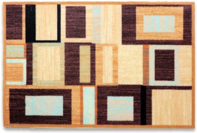 EXOTICE Polyester Door Mat(Beige, Medium)