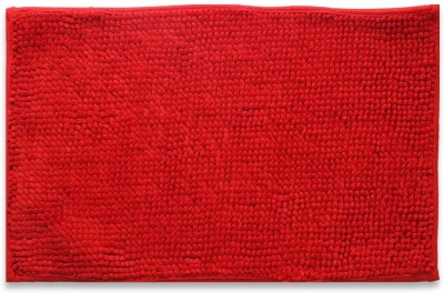 EXOTICE Microfiber Door Mat(Red, Medium)