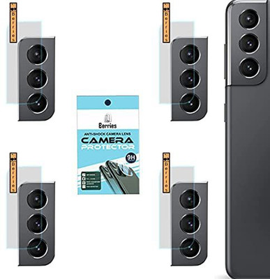 BERRIES Back Camera Lens Glass Protector for SAMSUNG GALAXY S21 [Unbreakable Polycarbonate Material](Pack of: 4)