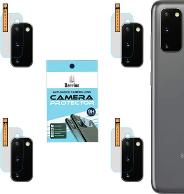 BERRIES Back Camera Lens Glass Protector for SAMSUNG GALAXY S2O [Unbreakable Polycarbonate Material](Pack of: 4)