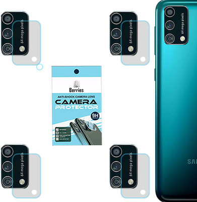 BERRIES Back Camera Lens Glass Protector for SAMSUNG GALAXY F41 [Unbreakable Polycarbonate Material](Pack of: 4)