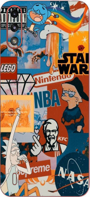 Toppings Motorola Moto E7 Power Mobile Skin(Multicolor)