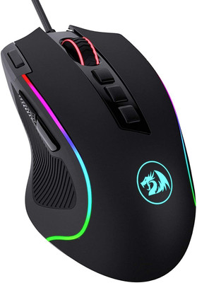 Redragon Predator M612 RGB Gaming Mouse Wired Ambidextrous Optical  Gaming Mouse(USB 2.0, Black)