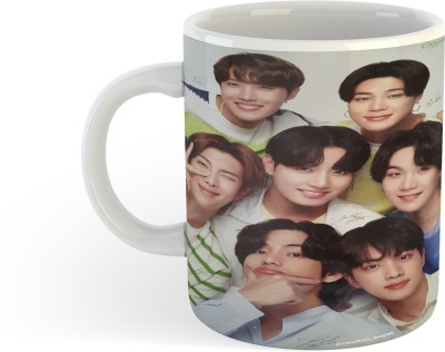 ADN21 Young BTS, Bangtan Boys Band, Vogue Music ,BTS Signature,BTS Lover, BTS ARMY,BEST GIFT FOR GIRLS BOYS btsmug-25 Ceramic Coffee Mug(330 ml)