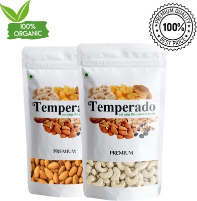 Temperado Dry Fruits Combo Pack Cashew & California Almonds ( Kaju & Badam) 1KG Each | Premium Quality| (2*1kg each) Cashews, Almonds(2 x 1 kg)